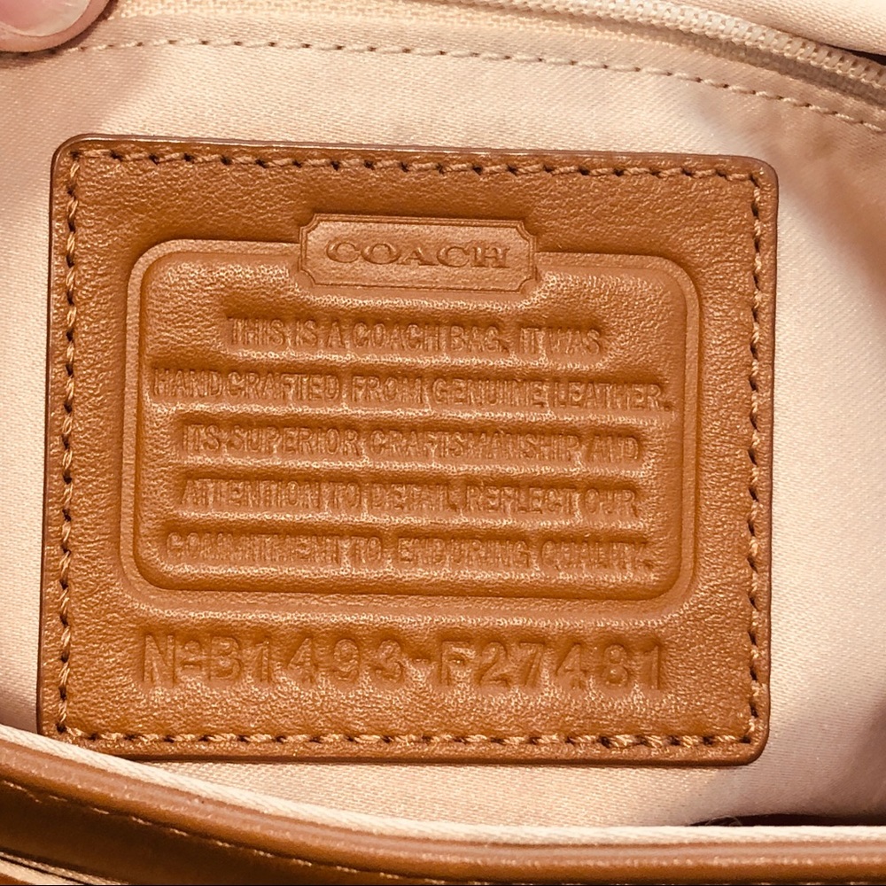 Coach Tan Shoulder bag w Crossbody Strap - Picture 3 of 13
